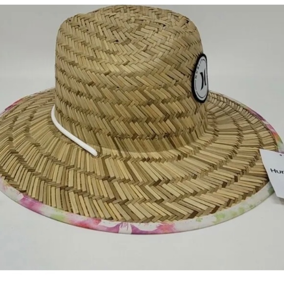 NWT Hurley Island Hop Straw Hat One Size - Picture 2 of 7